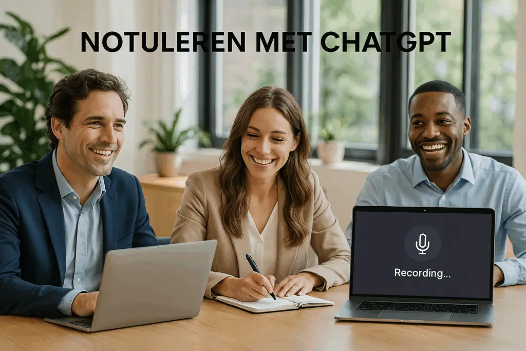 Notuleren met ChatGPT